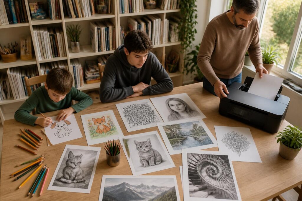 découvrez où trouver une large sélection de dessins à imprimer pour tous les âges, avec des modèles variés adaptés aux enfants comme aux adultes.