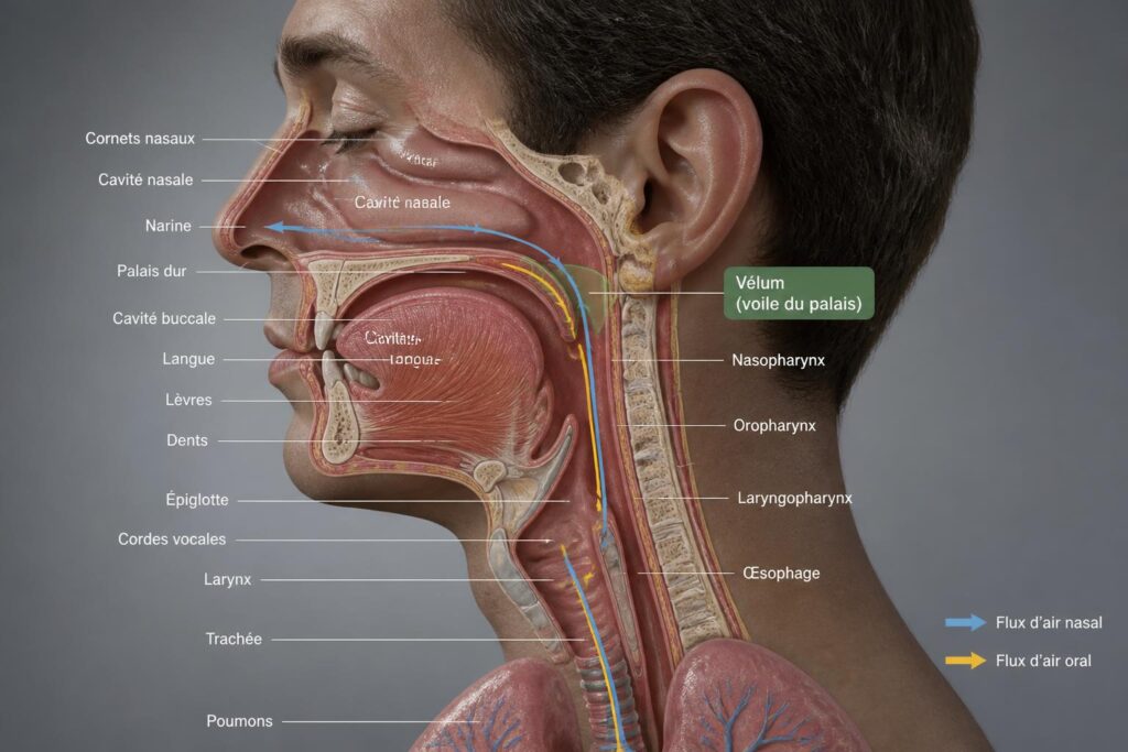 découvrez le rôle essentiel du vélum dans la respiration et la parole, son fonctionnement et son importance pour une communication efficace.
