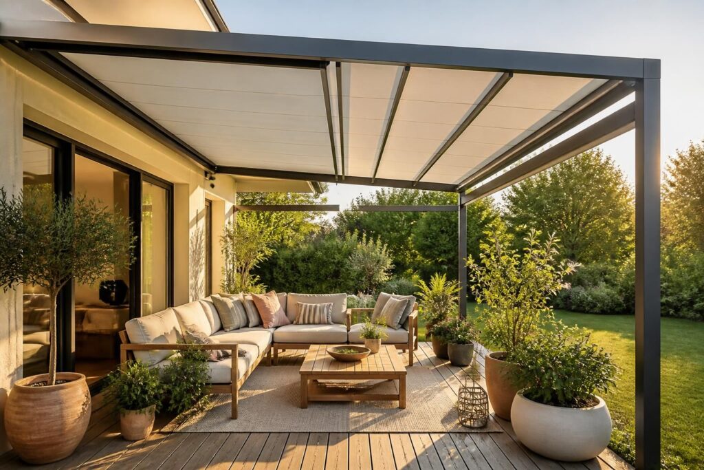 Abri telescopique terrasse : une solution pratique pour l’extérieur