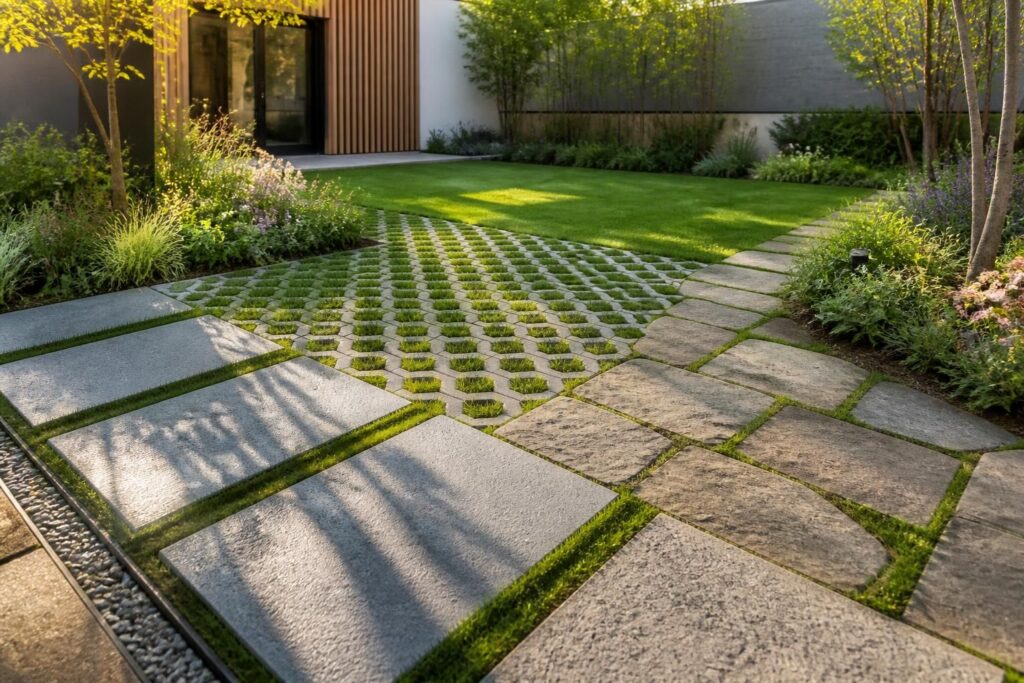 Dalle pour gazon : comment choisir le bon modèle pour un jardin esthétique et durable ?