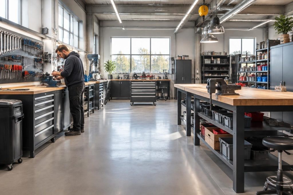 Agencement atelier et installation : optimiser votre espace de travail