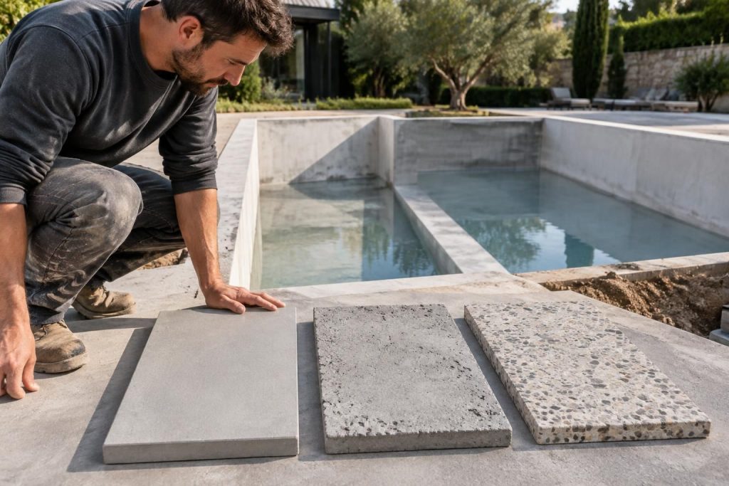 Béton pour bassin : choisir le bon matériau pour votre projet