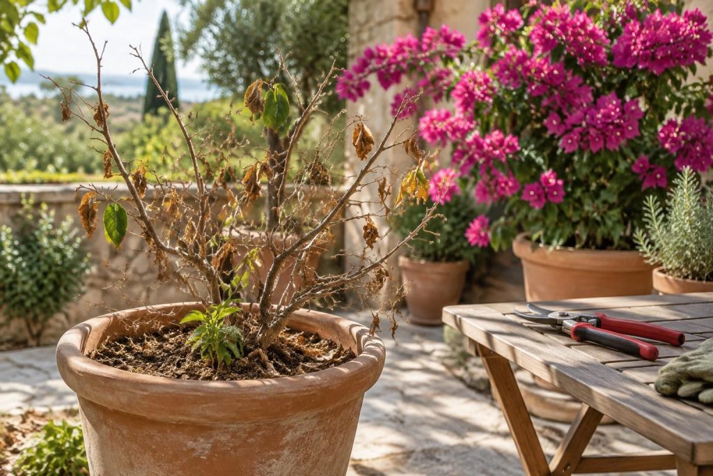 Bougainvillier mort : comment le sauver ou le remplacer