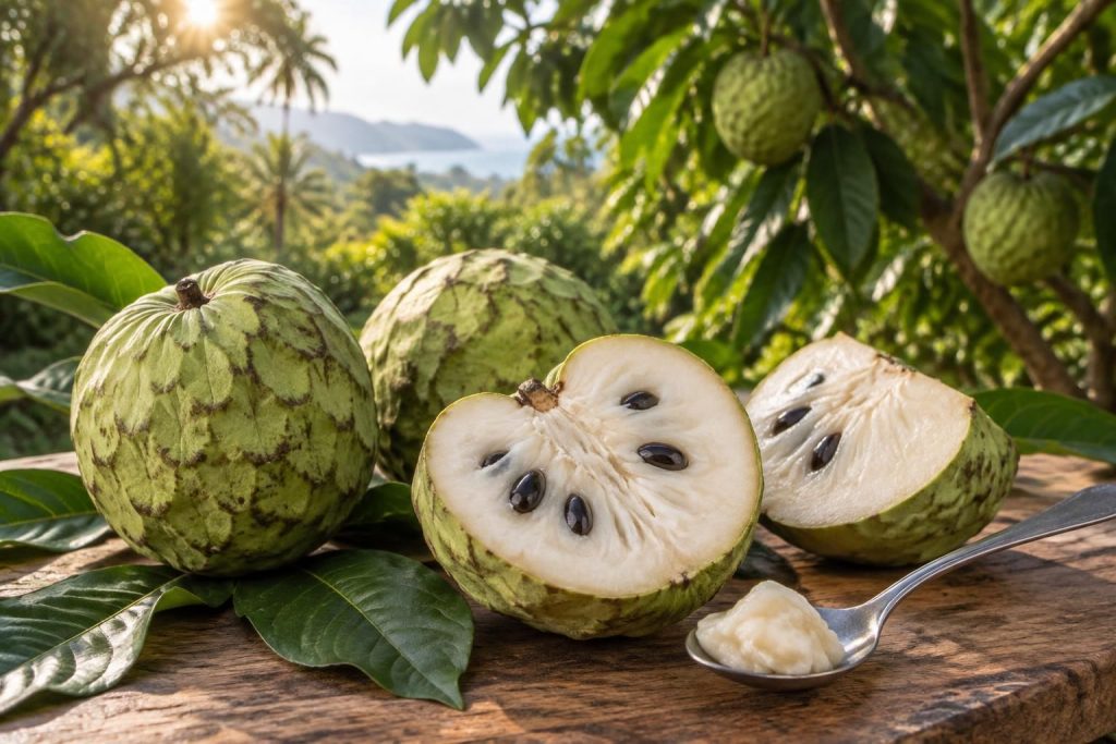 Cherimola fruit : propriétés, culture et dégustation